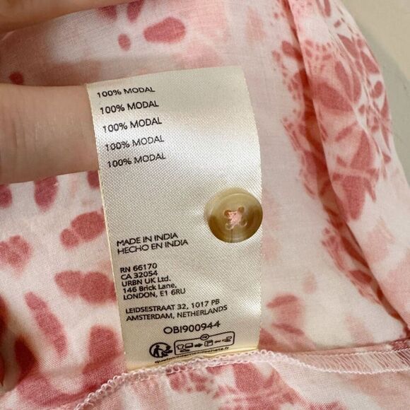 ANTHROPOLOGIE | The Romy Relaxed Button Down | Pilcro | Large | Red Shirt - Picture 9 of 10